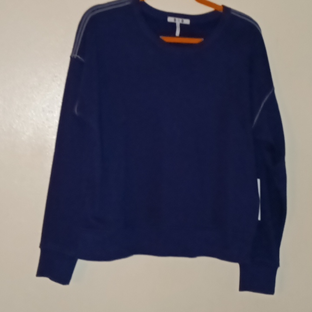 NWT Three Dots cozy cropped sweatshirt